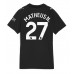 Manchester City Matheus Nunes #27 Bortedrakt Dame 2025-26 Korte ermer